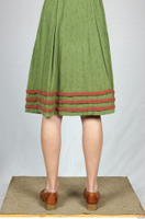  Photos Woman in Historical Dress 16 20th century Green Dress leather shoes lower body skirt 0005.jpg